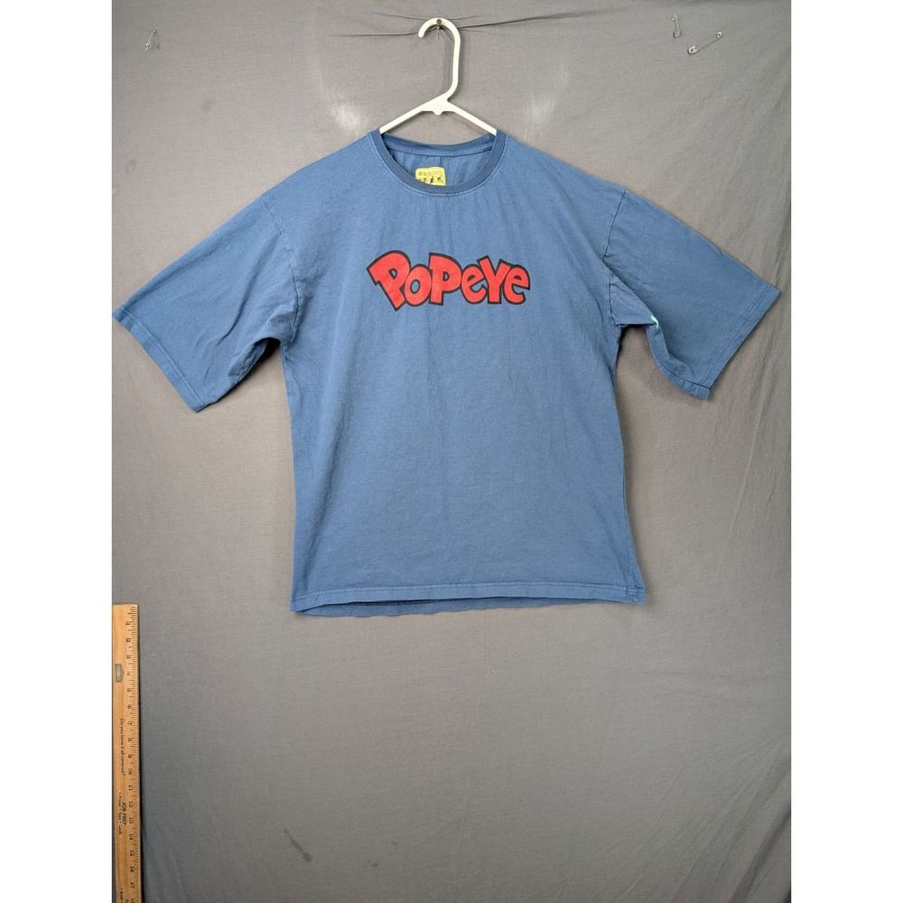 Popeye the Sailor Man Graphic T Shirt Blue Mens XXL 8083
